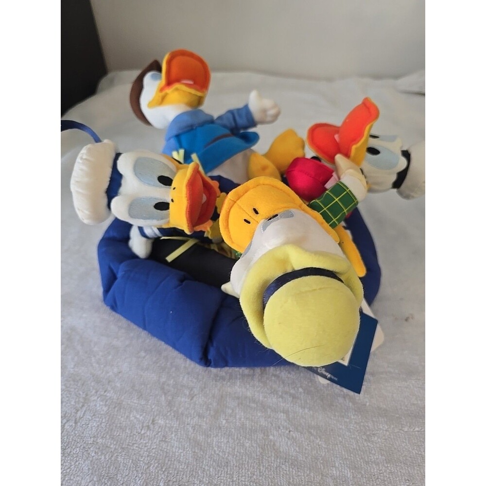 Disney Store Parks Donald Duck 65th Anniversary Bean Bag Set 5 Pieces
